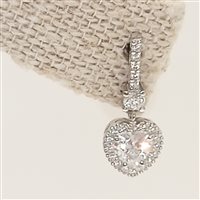 Orecchini Vidali Gioielli Donna in Oro bianco Zircone OROR-6-34 - OROR-6-34